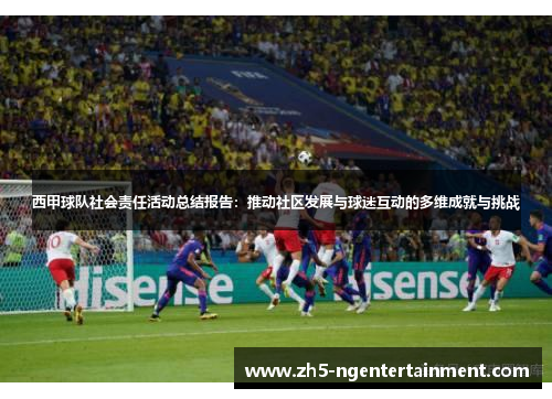 西甲球队社会责任活动总结报告：推动社区发展与球迷互动的多维成就与挑战